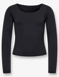 Long-Sleeve Solid T-Shirt