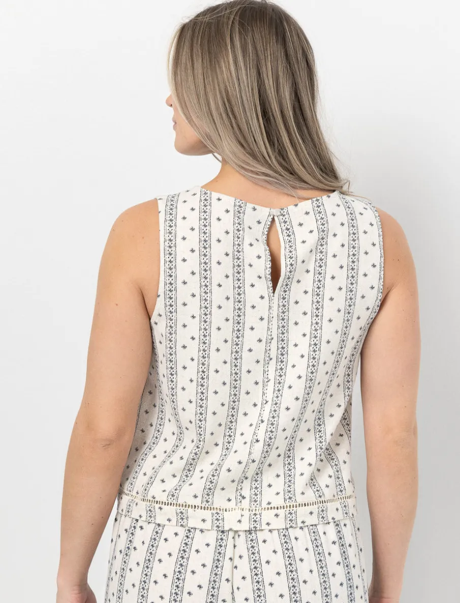 Loose Linen Tank Top