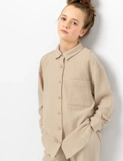 Loose-fitting Gauze Shirt