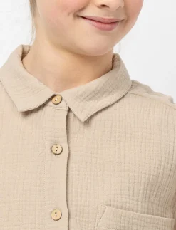 Loose-fitting Gauze Shirt