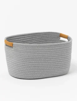 Medium Cotton Rope Basket with Handles