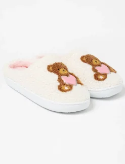 Memory Foam Teddy Bear Slippers