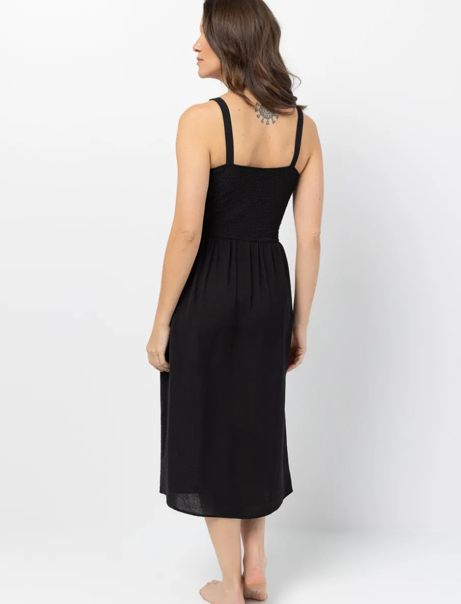 Midi Dress with Straps