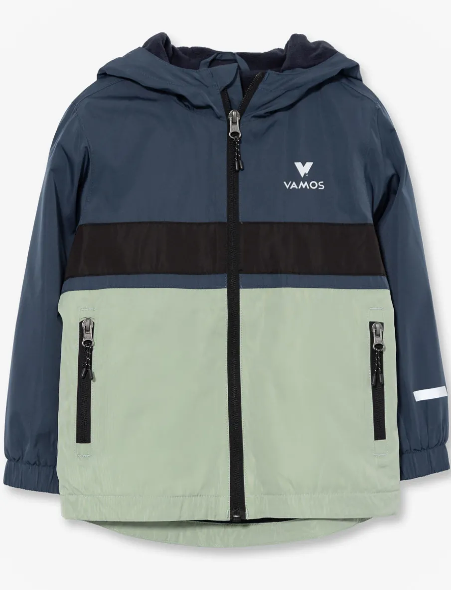 Mid-Season Coat with Fleece Lining - Little Boys