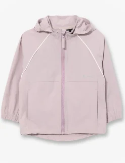 Mid-Season Coat with Reflective Strips