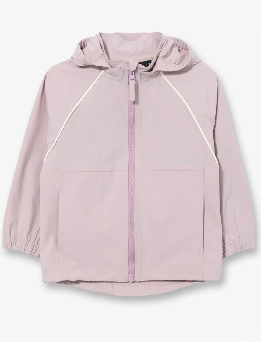 Mid-Season Coat with Reflective Strips