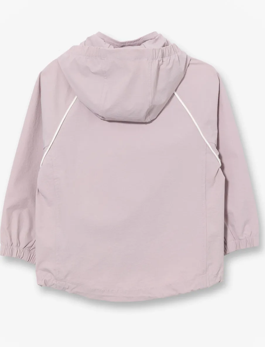 Mid-Season Coat with Reflective Strips
