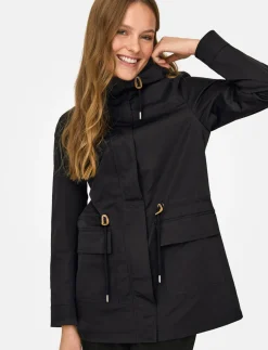 Mid-season Jacket with Adjustable Cords