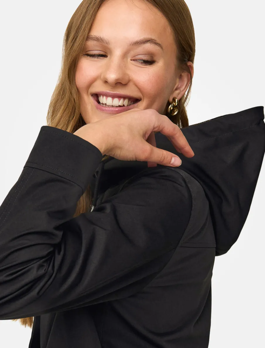 Mid-season Jacket with Adjustable Cords