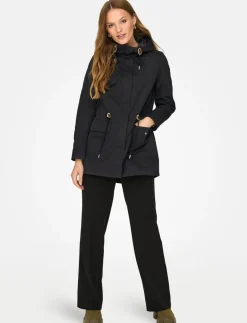 Mid-season Jacket with Adjustable Cords