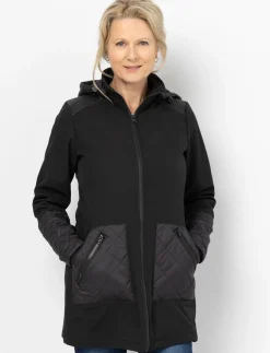 Mid-season Jacket with Quilted Pockets
