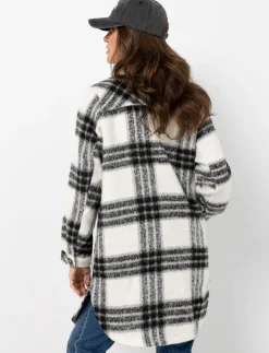 Mid-season Plaid Jacket