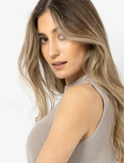 Mock Neck Knit Tank