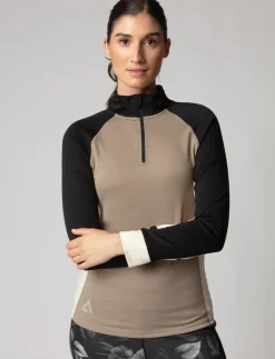 Mock Neck Thermal Sweater