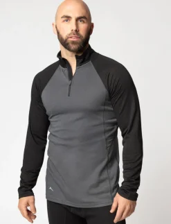 Mock Neck Thermal Sweater