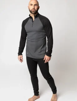 Mock Neck Thermal Sweater