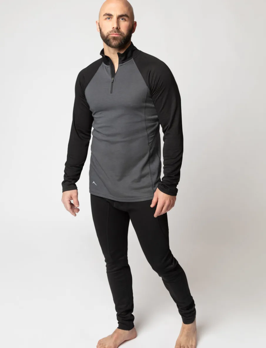 Mock Neck Thermal Sweater