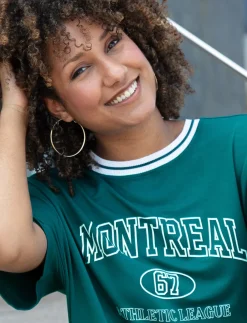 Montreal Printed T-shirt Dress