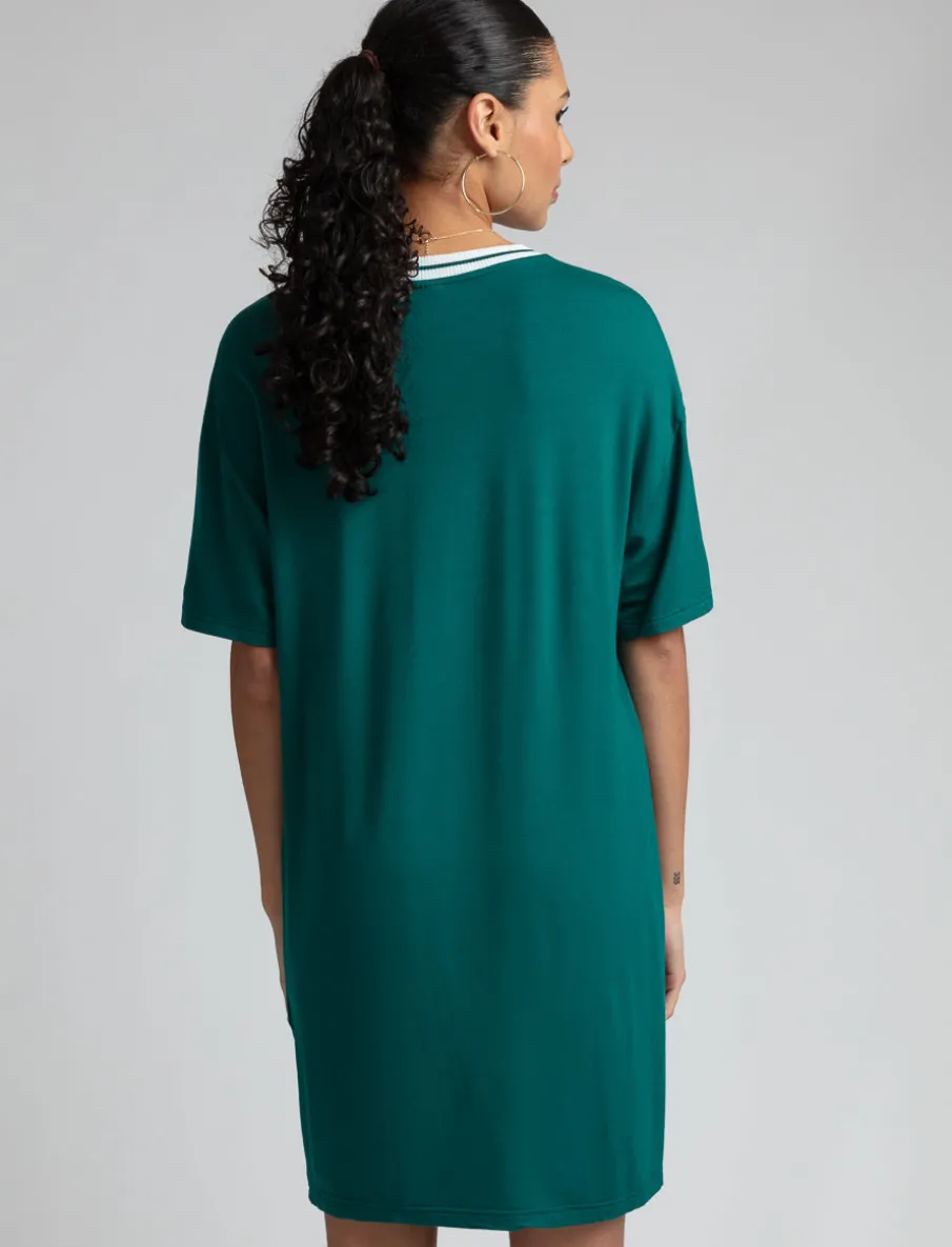 Montreal Printed T-shirt Dress