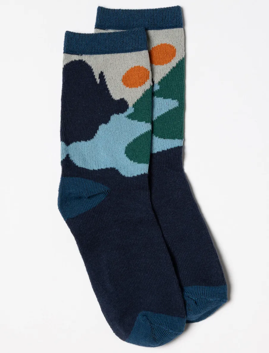 Nature Print Socks
