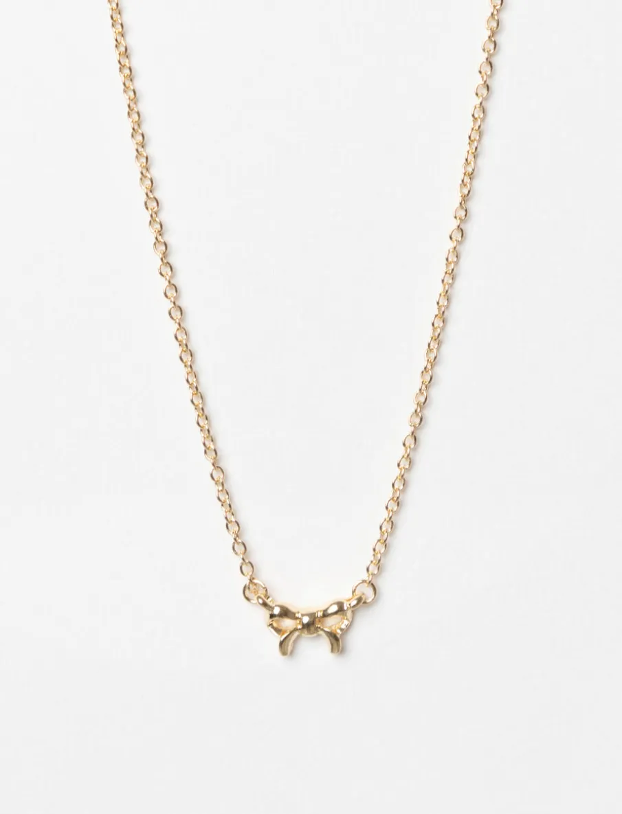 Necklace with Bow Pendant