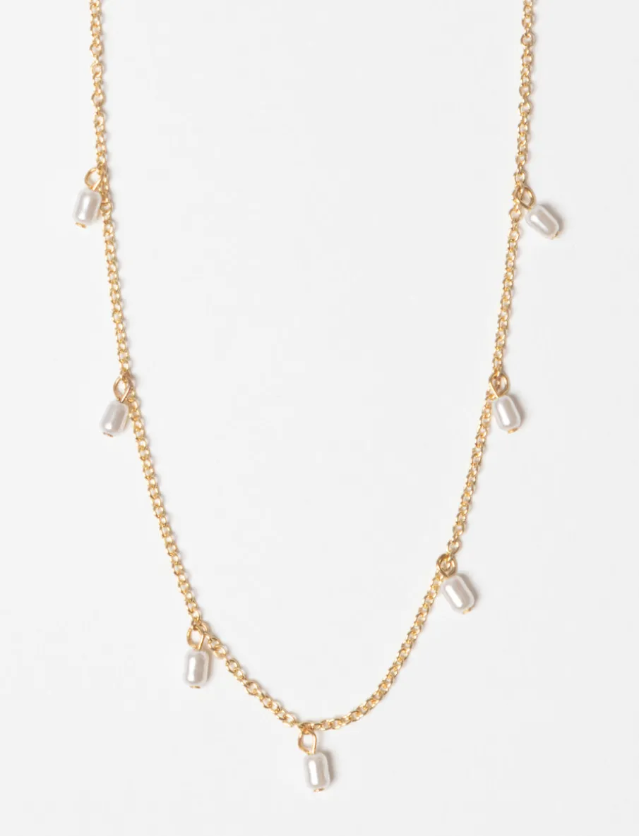 Necklace with Pearl Pendants