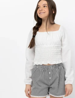 Off-the-Shoulder T-Shirt - Teen Girls