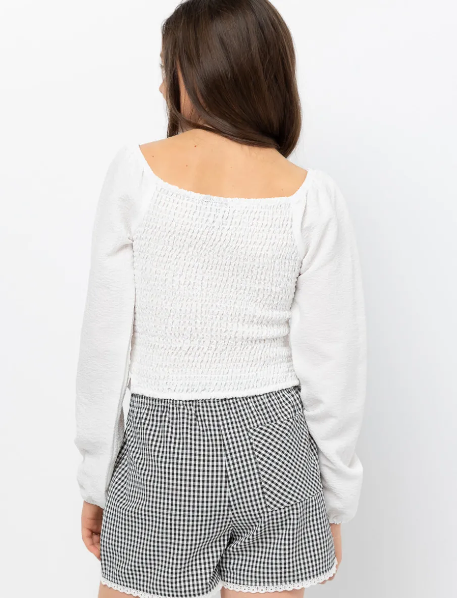 Off-the-Shoulder T-Shirt - Teen Girls