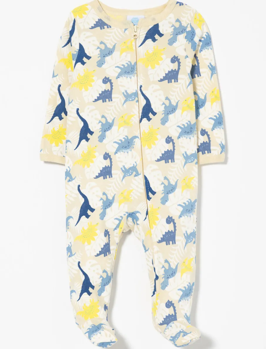 Onesie PJ with Dinosaur Print
