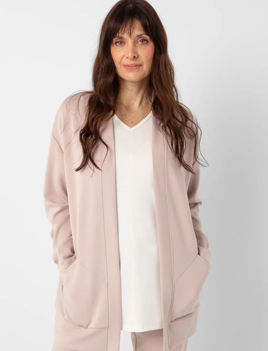 Open-front Pocket Cardigan