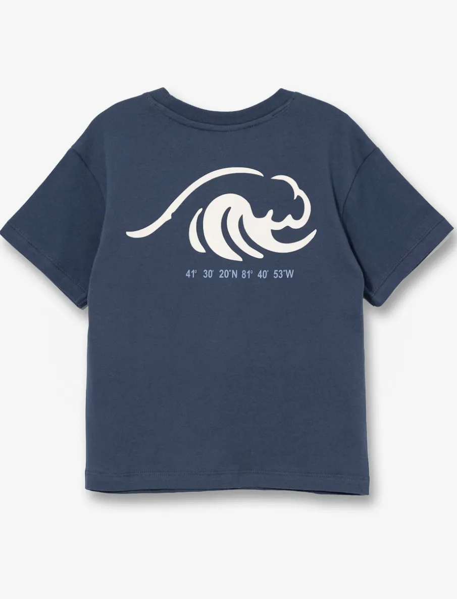 Organic Cotton Back Print T-shirt - Little Boy