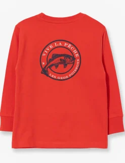 Organic Cotton Back Print T-shirt - Little Boy