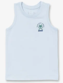Organic Cotton Back Print Tank Top