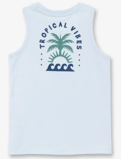 Organic Cotton Back Print Tank Top