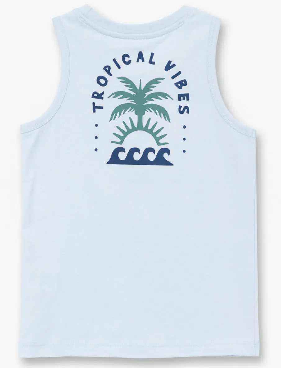 Organic Cotton Back Print Tank Top