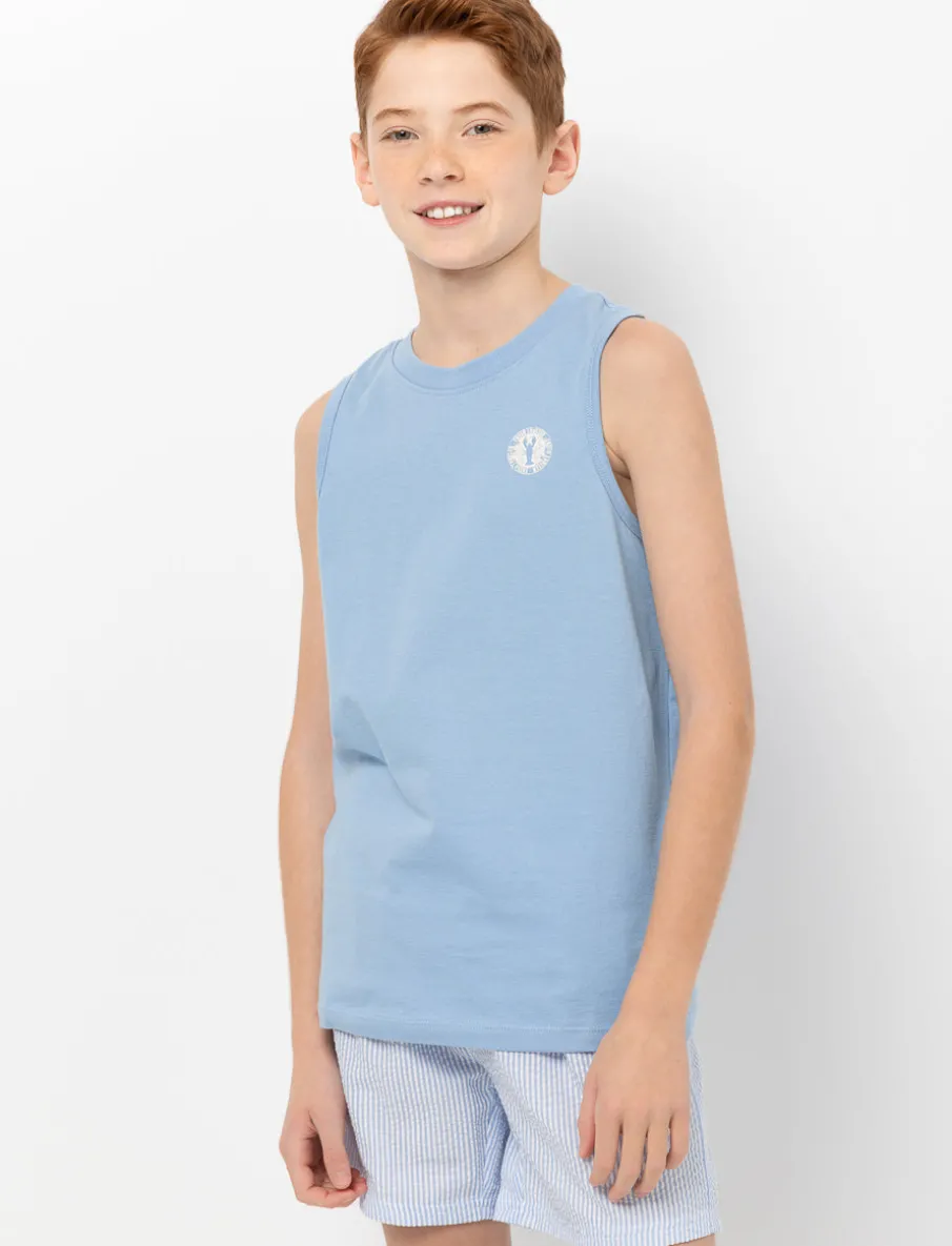 Organic Cotton Back Print Tank Top