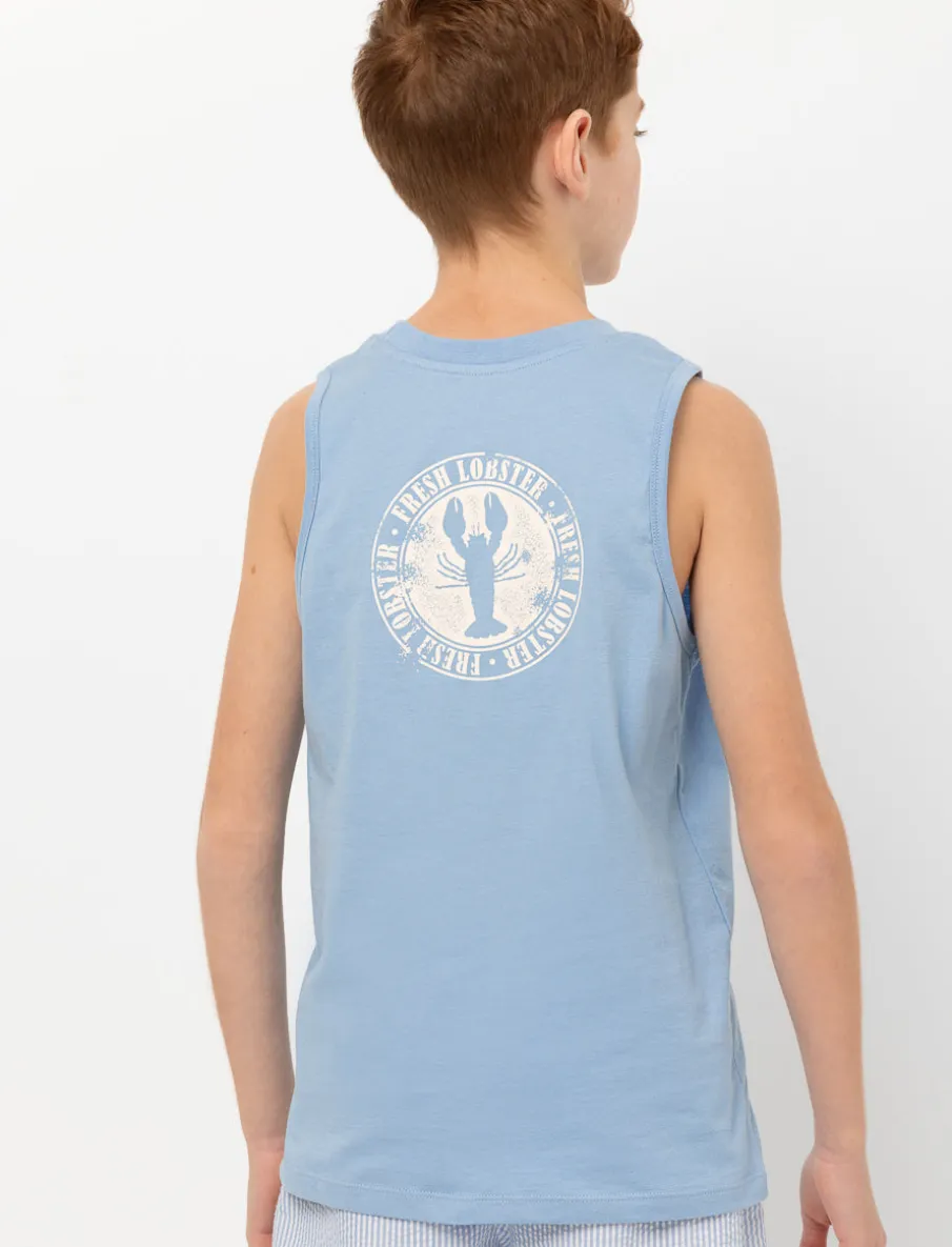 Organic Cotton Back Print Tank Top