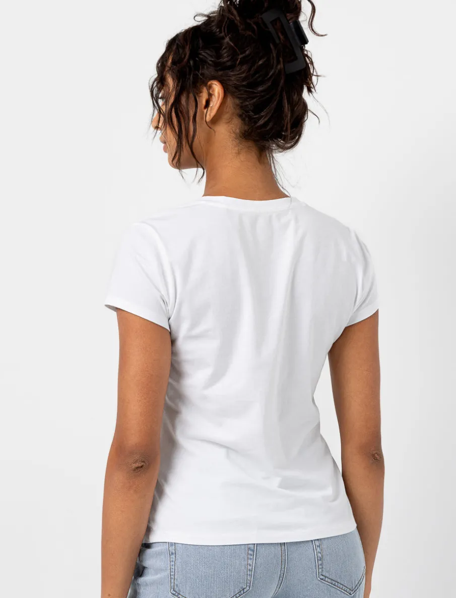 Organic Cotton Basic V-Neck T-Shirt