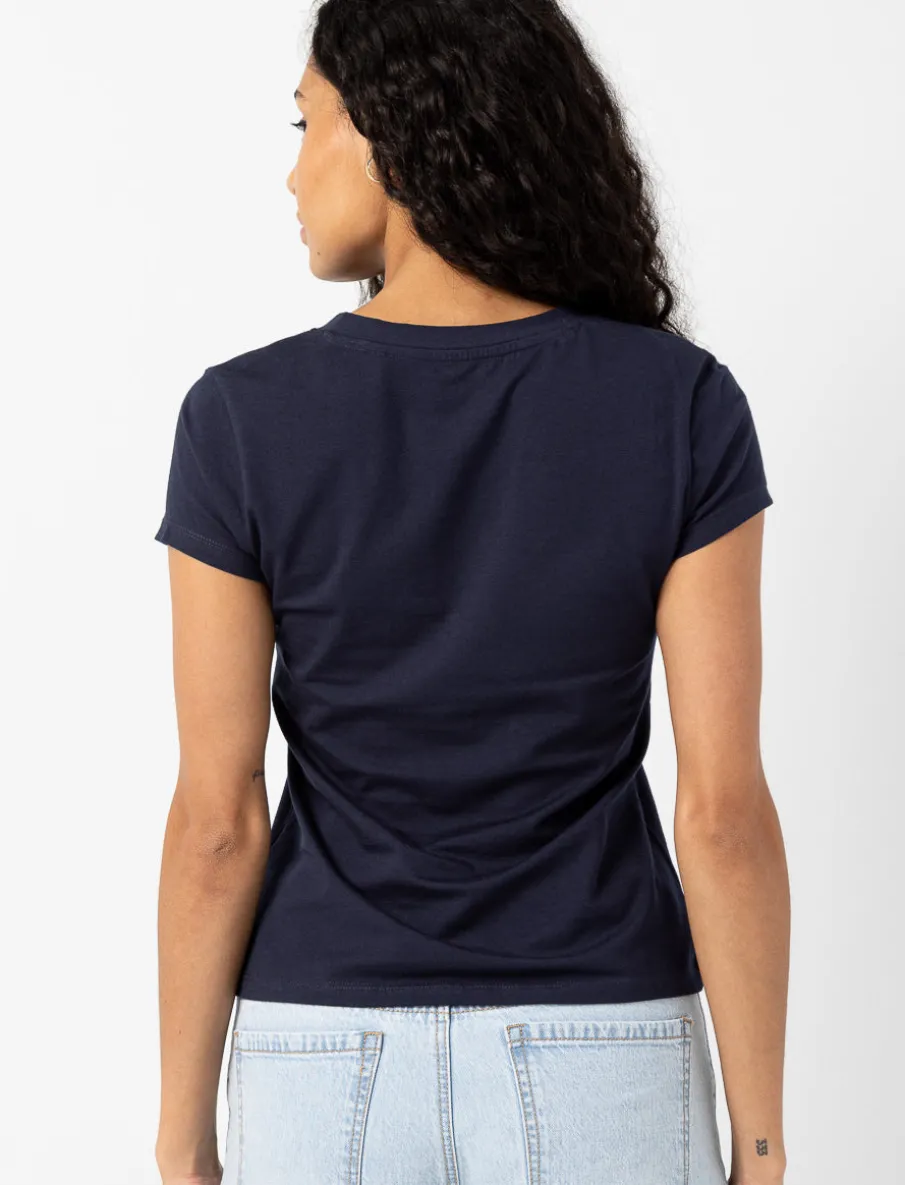 Organic Cotton Basic V-Neck T-Shirt