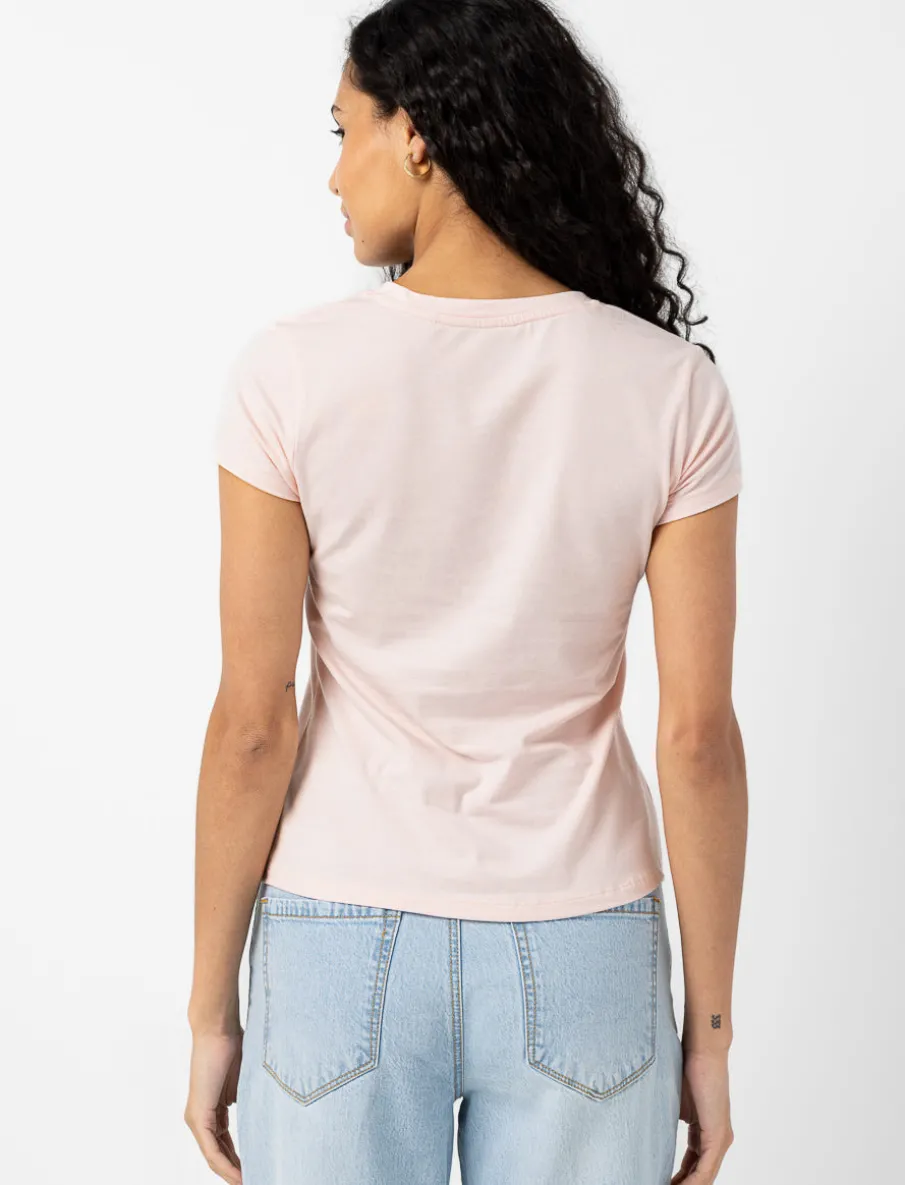 Organic Cotton Basic V-Neck T-Shirt