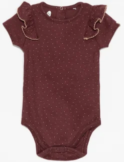 Organic Cotton Bodysuit with Frills