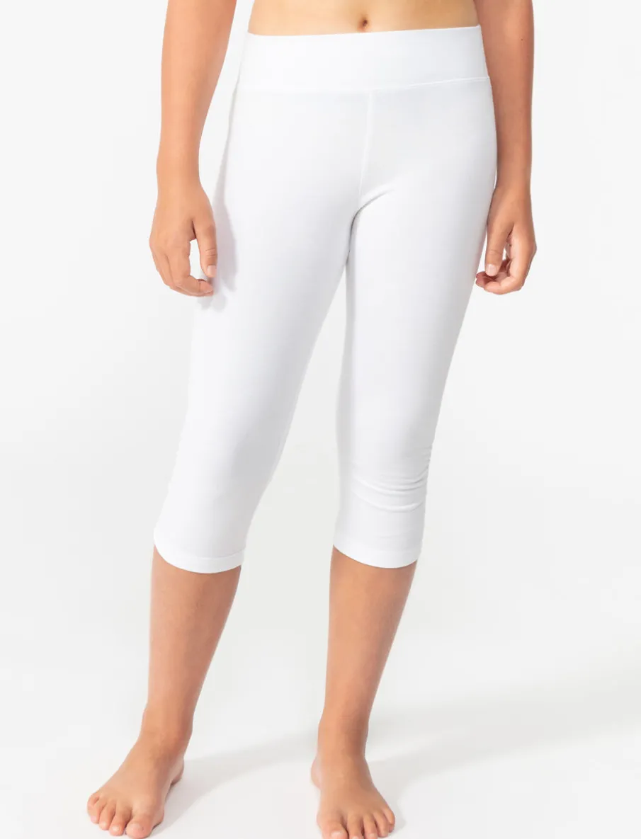 Organic Cotton Capri Leggings