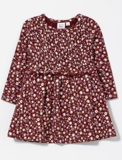Organic Cotton Floral Dress - Baby Girl
