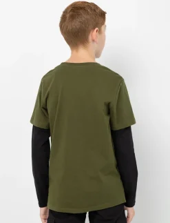 Organic Cotton Layered Sleeve T-shirt