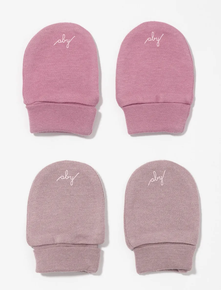 Organic Cotton Mittens - Pack of 2