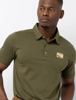 Organic Cotton Polo with Patch