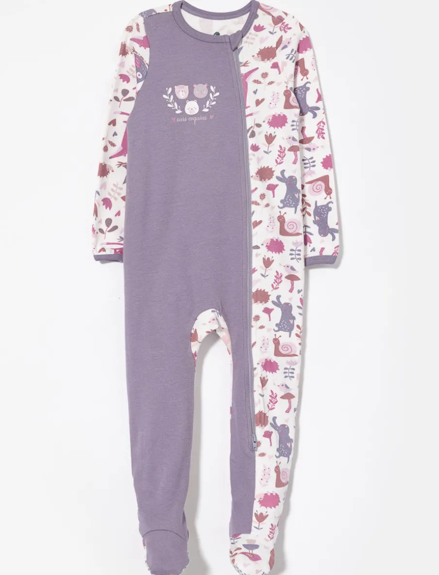 Organic Cotton Printed Onesie PJ