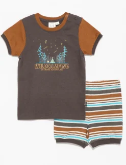Organic Cotton Printed 2-piece PJ Set
