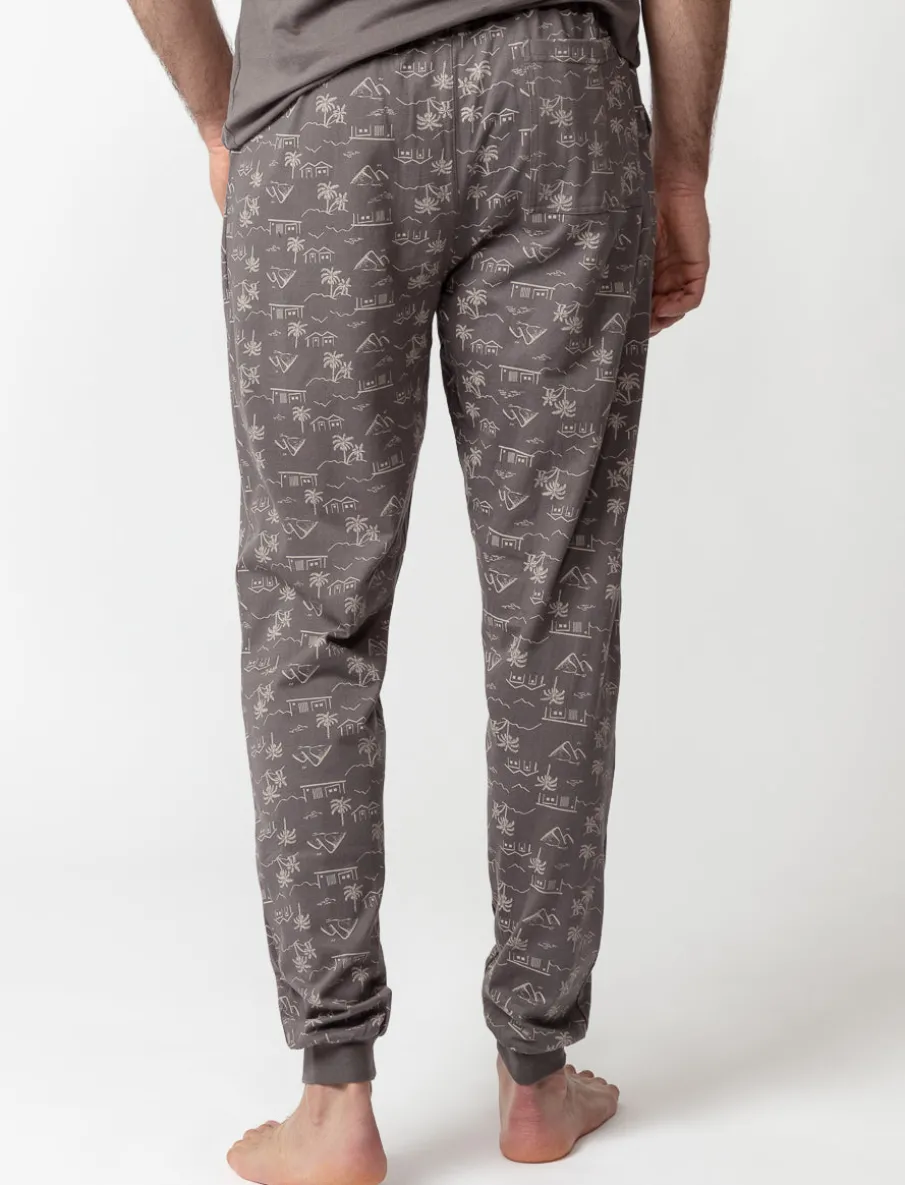 Organic Cotton Printed PJ Pants