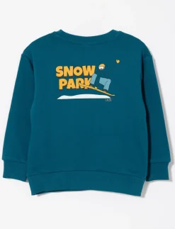 Organic Cotton Printed Sweater - Little Boy